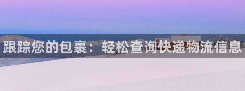 28圈注册条件：跟踪您的包裹：轻松查
