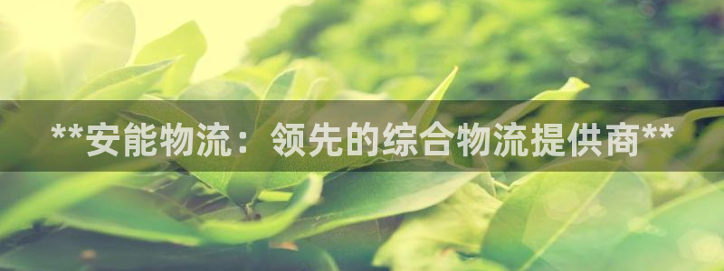 28圈可以退款吗：**安能物流：领先