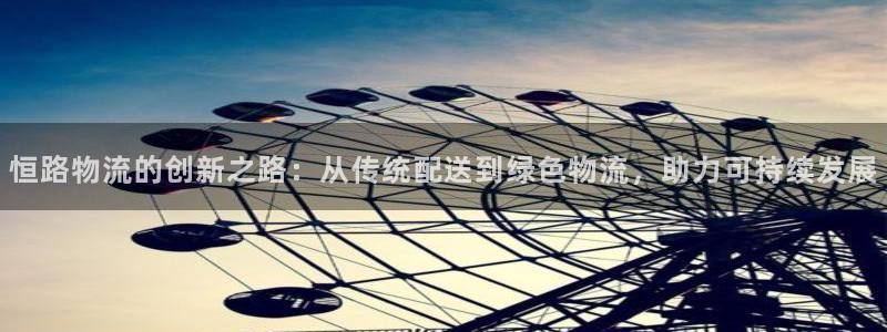 28圈能提现吗：恒路物流的创新之路：